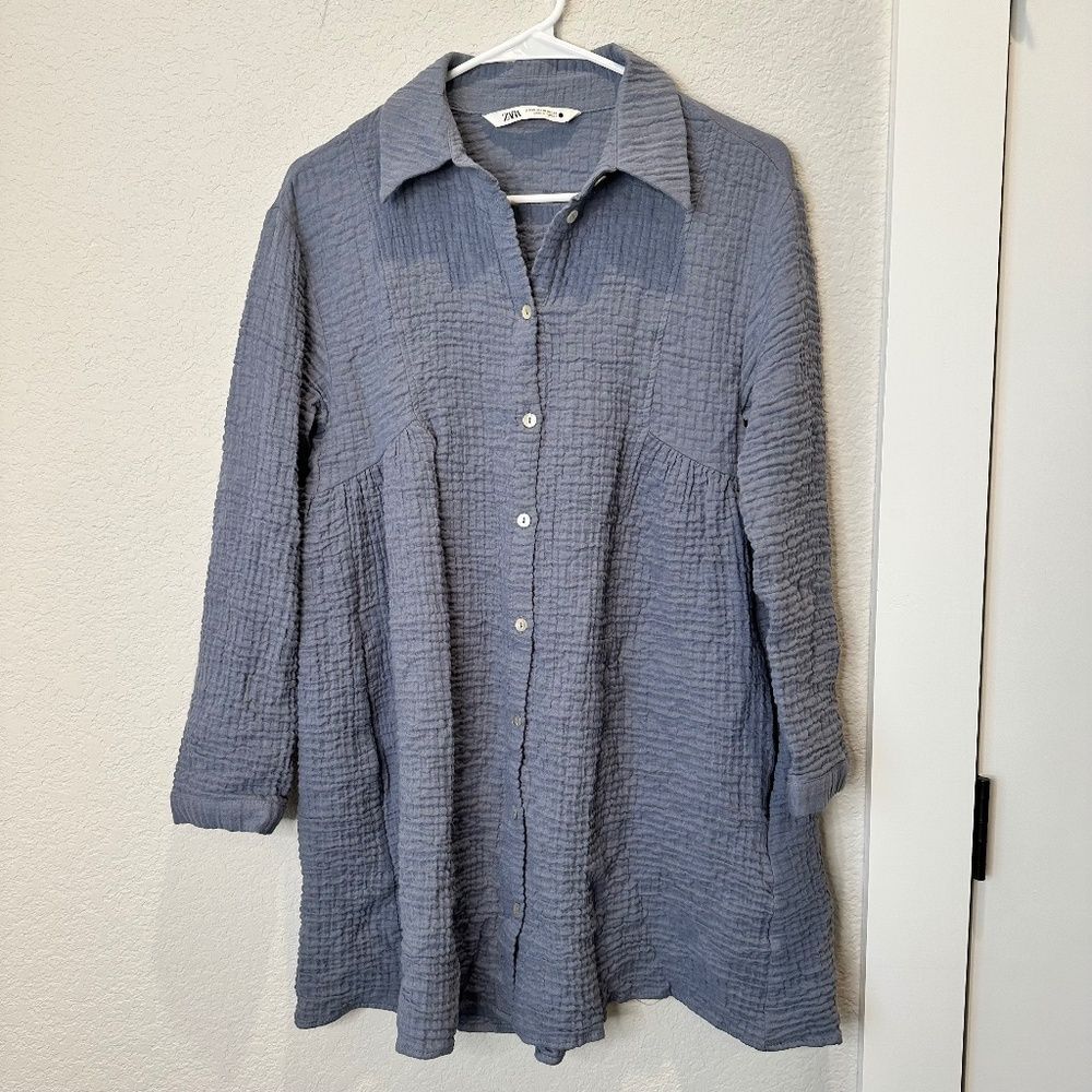Zara Mini Shirt Dress Size XS
